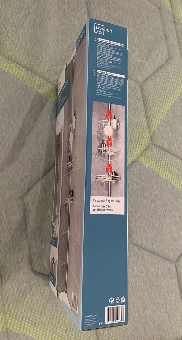 Estantería ducha telescópica Livarno. NUEVA.