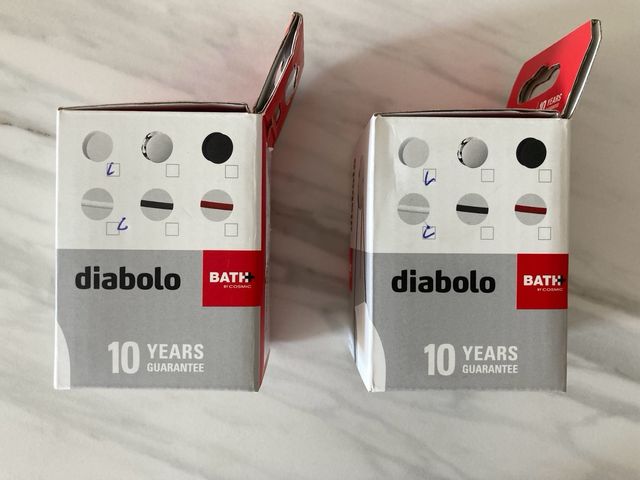 2 Portarrollos adhesivos - Cosmic Diabolo - Blanco