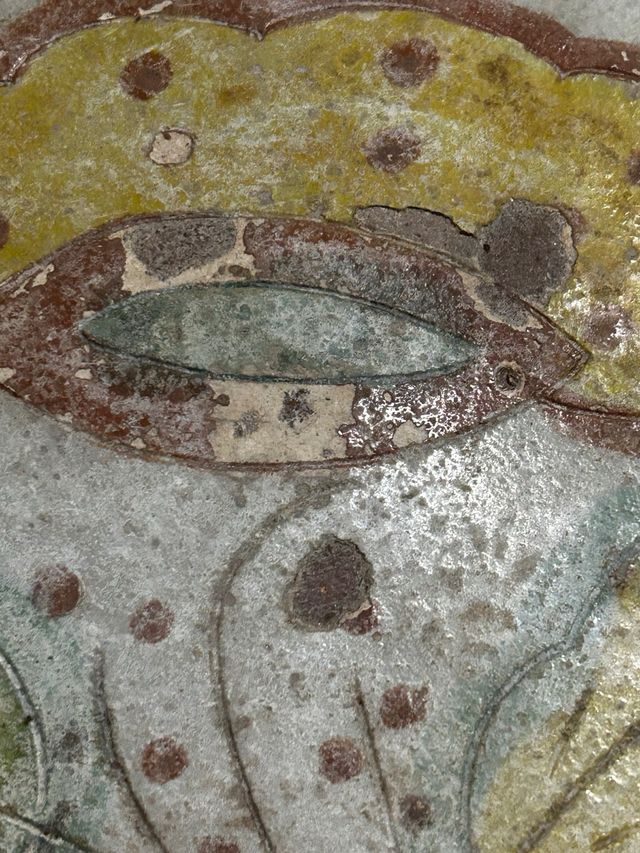 Lebrillo/Piatto rustico dipinto a mano