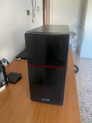 PC fisso KTX nero-rosso
