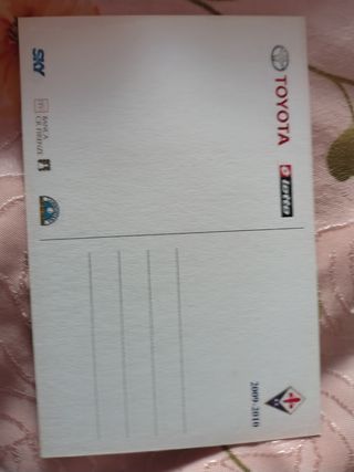 Cartolina Cesare Prandelli Fiorentina 09/10