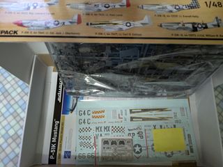 Maqueta avión P51D/K Mustang 1/48 Eduard Profipack