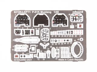 Maqueta avión P51D/K Mustang 1/48 Eduard Profipack