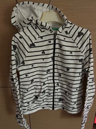 Felpa Benetton bimba 8/9 anni