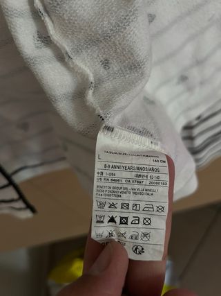 Felpa Benetton bimba 8/9 anni