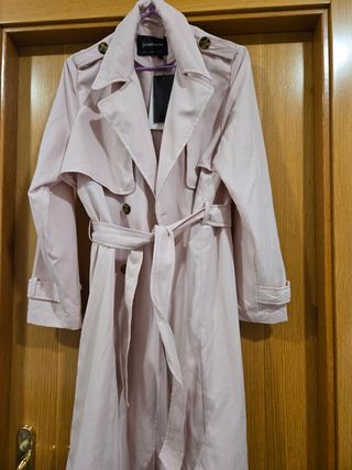 Gabardina rosa | Trench coat