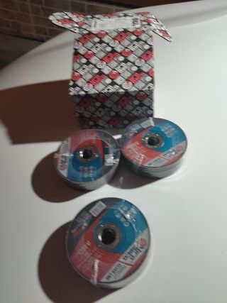 Discos de corte 3 paquetes de 25 unidades