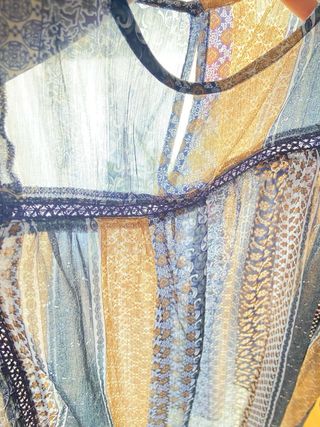 Blusa gasa azul | boho chic