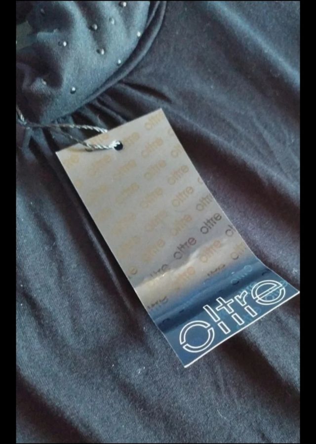 T-shirt nera donna tg M