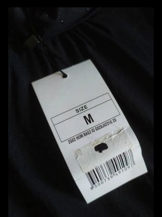 T-shirt nera donna tg M