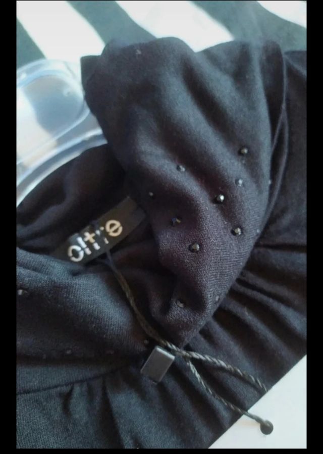 T-shirt nera donna tg M