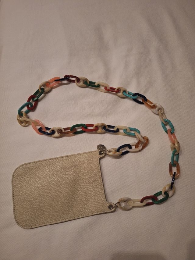 Bolso móvil cadena multicolor