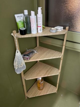 IKEA scaffale angolare bambù RAGRUND 