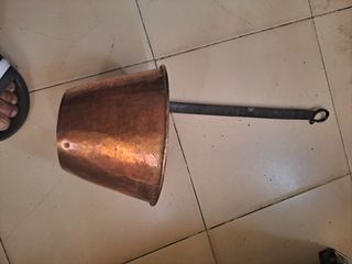 Cazo cobre antiguo