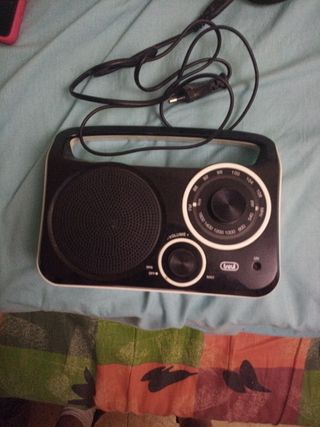 Radio treul - Portátil Blanco/Negro