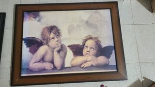 Cuadro Angelitos Amorcillos - 2 querubines