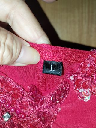 Vestido rojo largo fiesta