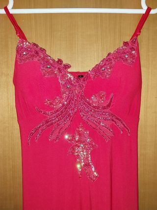 Vestido rojo largo fiesta