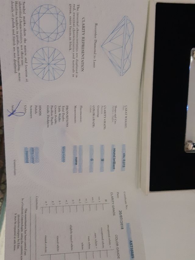 Diamante Eilat 0.15 ct - Blanco