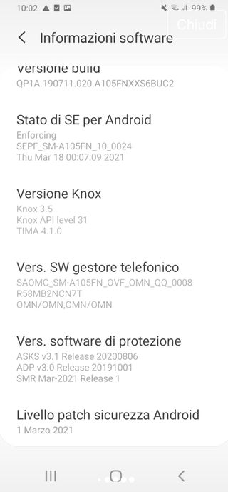 Samsung Galaxy A10 32GB - Dual SIM azzurro