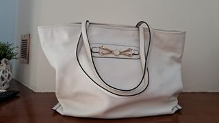 Borsa Pollini Pelle Bianca misure 48x33