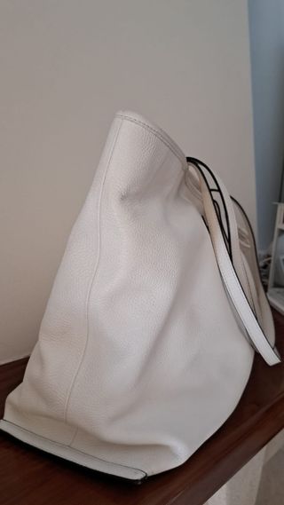 Borsa Pollini Pelle Bianca misure 48x33
