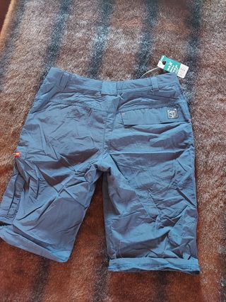 Pantalones senderismo niño,  marino, talla 14 - 15