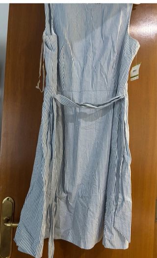 Vestido rayas azul y blanco