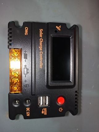 Controlador Carga Solar 20A - USB