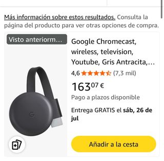 Google Chromecast - TV inalámbrico
