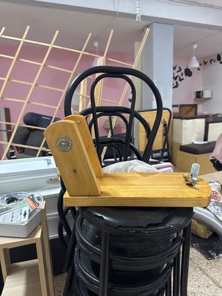 Jamonero madera y metal