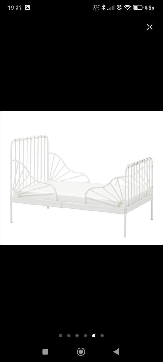 Cama infantil blanca IKEA
