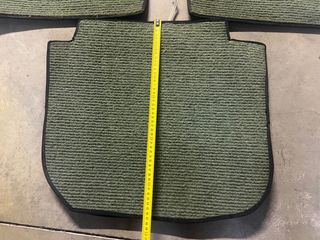 Juego 4 Alfombrillas coche clásico - Verde.NUEVAS