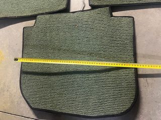 Juego 4 Alfombrillas coche clásico - Verde.NUEVAS