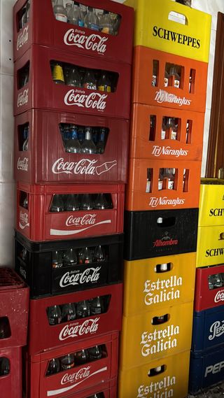 Cajas de bebidas vintage