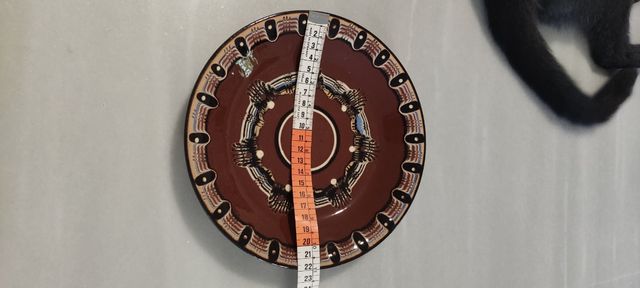 Plato decorativo artesanal pequeño