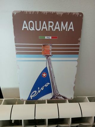 Insegna Riva Aquarama 1962