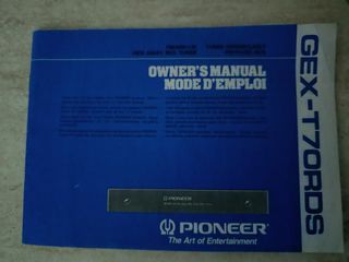 Pioneer GEX-T70RDS Sintonizzatore radio 