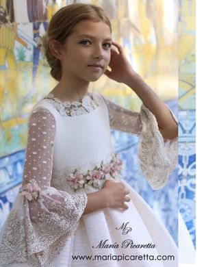 Vestido comunión María Picarretta blanco