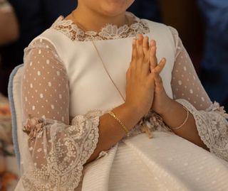 Vestido comunión María Picarretta blanco