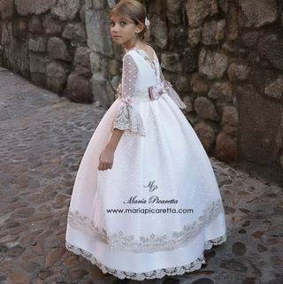 Vestido comunión María Picarretta blanco