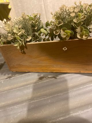 Maceta zinc con flores - Decoración terraza