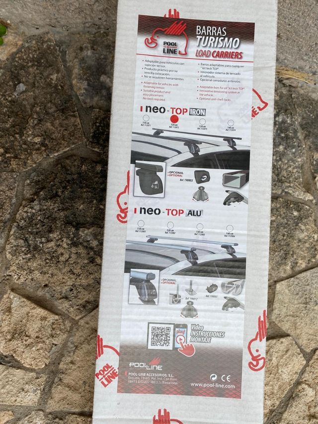 Barra portaequipajes coche