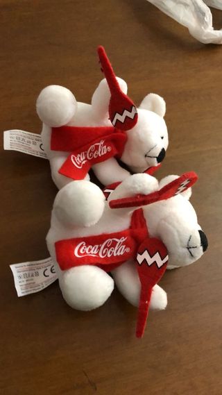 2 Orsetti Coca Cola Peluche