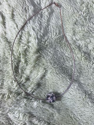 Collar Plata Gris
