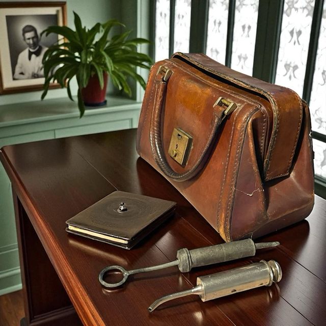 Set Medico antico: Borsa & Strumenti