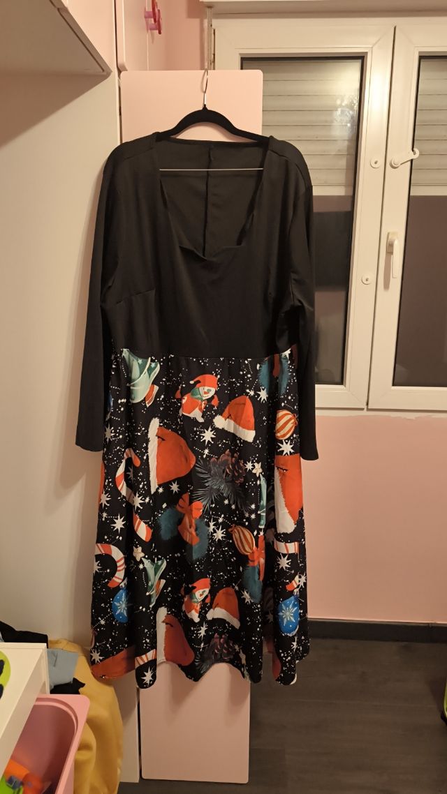 Vestido Navidad XxxxL - multicolor