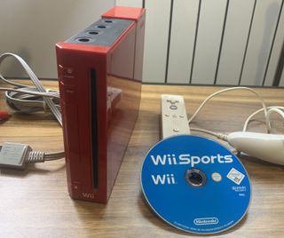 Wii Rossa - Console Nintendo + Wii Sports