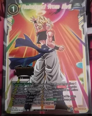 RELEASED FROM EVIL - GOGETA -DRAGON BALL CARD GAME