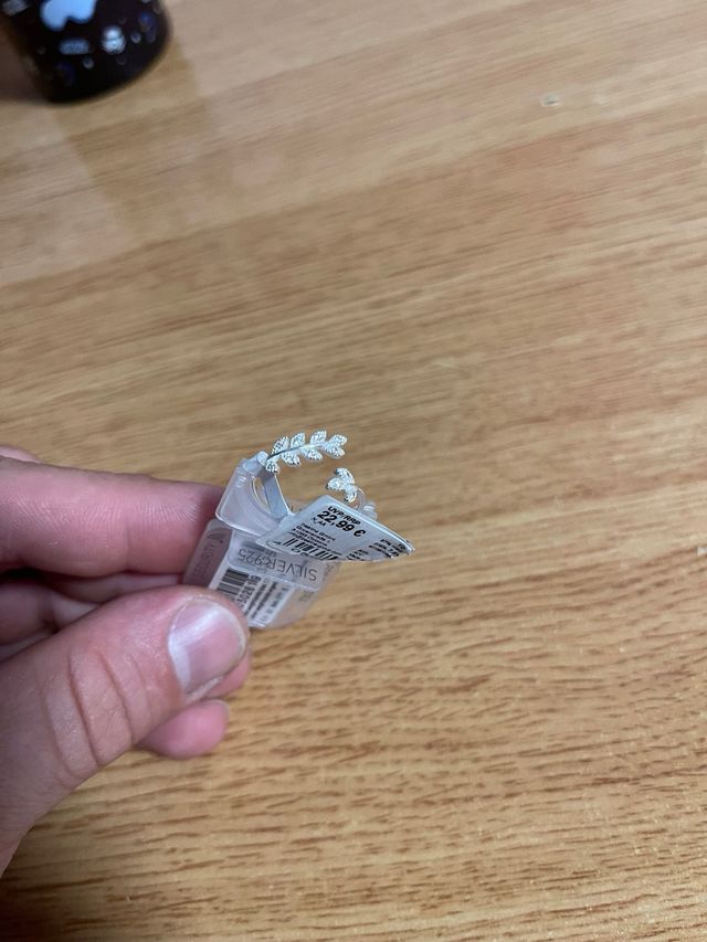 Nuevo Anillo plata 925 circonitas